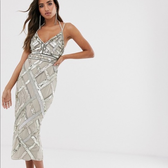 midi sequin dress
